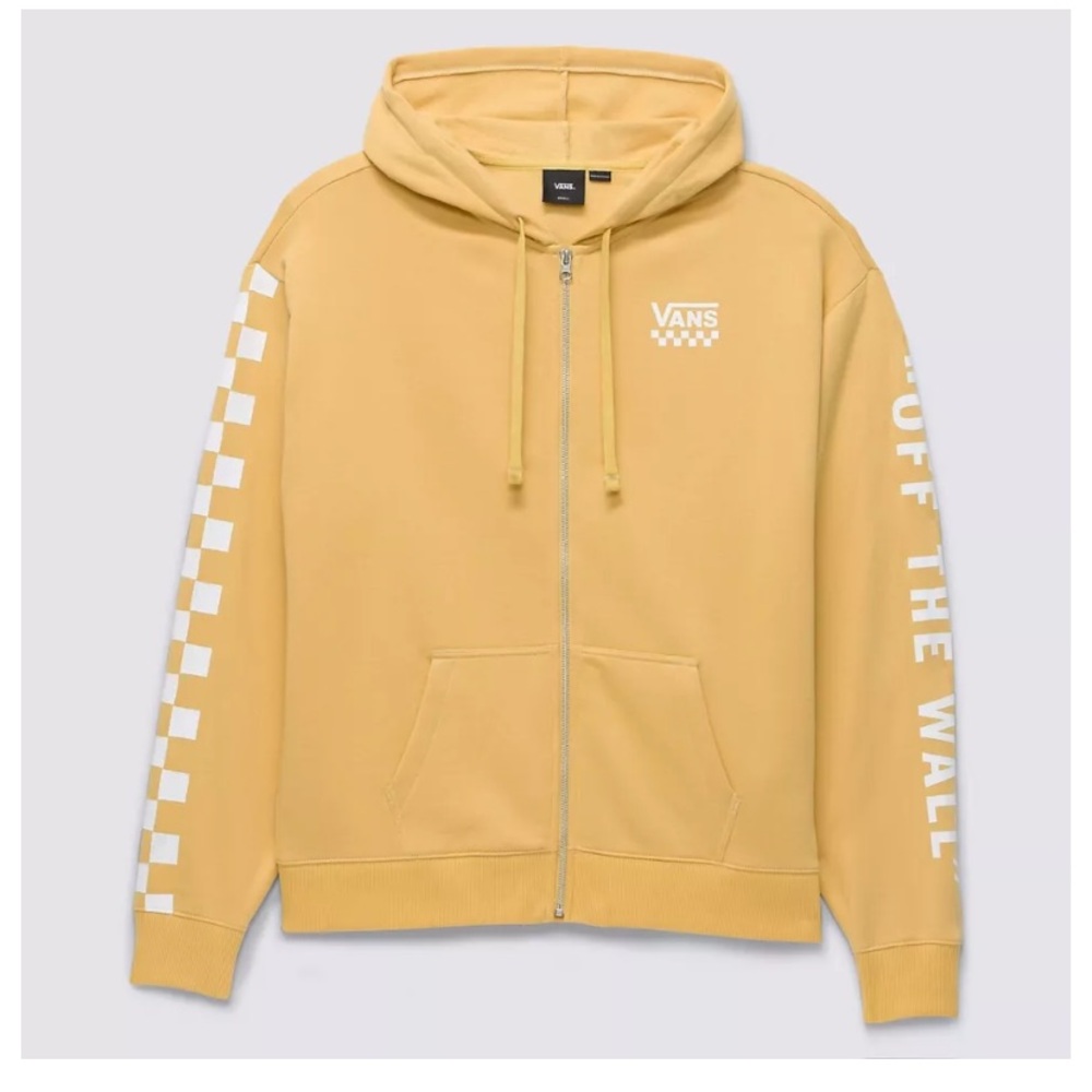 Oversized Vans Zip-up Sweatshirt